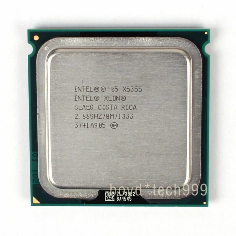 INTEL XEON X5355 PROCESSOR 2.66GHz/8M/1333（SLAEG）LGA 771/Socket J CPU - Image 1 of 1