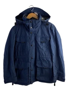 Parka Burberry Black Label Mountain S algodón azul marino Japón usada - Imagen 1 de 6