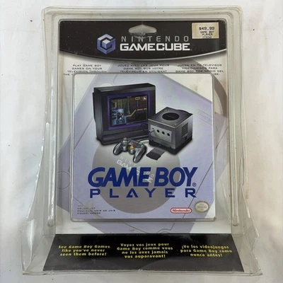 Nintendo Gamecube Gameboy Player Sealed Blister Pack Jet Black US Version - Image 1 of 4