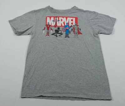 Marvel Justin Harder Kids Avengers Graphic T-Shirt Sz L - Image 1 of 4