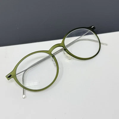 Lindberg N.O.W. 6541 46 [] 21 Eyeglass Frames Green NOW - Image 1 of 4