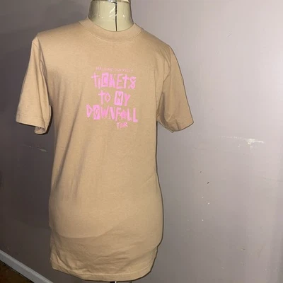 Camisa Machine Gun Kelly Tickets to my Downfall Tour + Pegatinas Beige/Rosa Para Hombre M Foto 1 de 4
