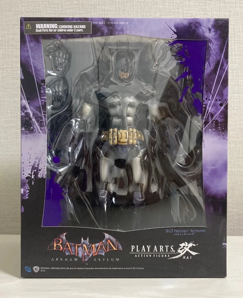 Figurine Play Arts Kai Batman Arkham Asylum Armored Batman neuve - Photo 1/4