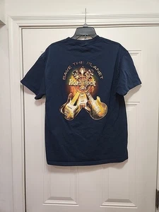Camiseta De Colección Hard Rock Café Azul Oscuro Guitarra Gráfica Memphis L - Imagen 1 de 5