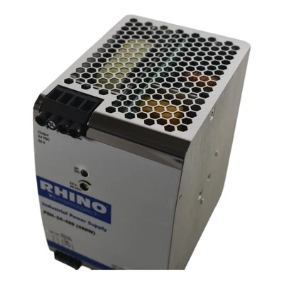 NEW RHINO PSH-24-480 PRO PSH series switching power supply, 24 VDC @ 20A/480W - Image 1 of 4