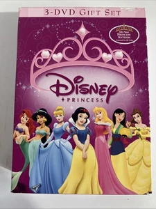 Disney Princess 3-DVD Gift Set Sing Along Songs Princess  Stories / Party - Picture 1 of 5