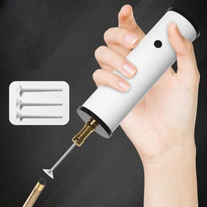 Electric Cue Tip Repair Tool for Billiards with Multiple Grinding Disc Sizes - Picture 1 of 12