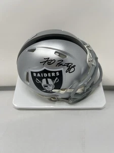 Fred Biletnikoff Signed Raiders Speed Mini Helmet Beckett COA L2 - Picture 1 of 6