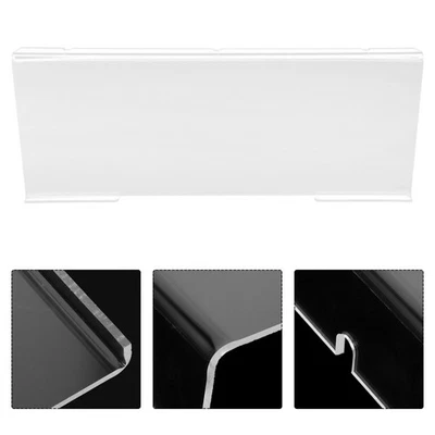  Clear Acrylic Keyboard Holder Office Desk Tilted Keyboard Tray Universal - Image 1 of 4