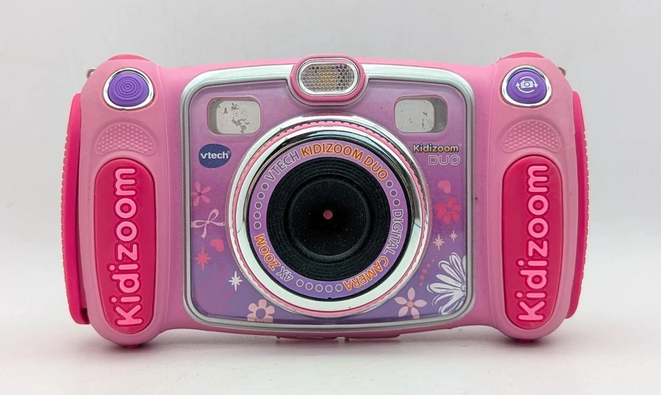 Vtech Kidizoom Duo 5.0 Digital Camera 5MP 4x Opt Zoom Front Selfie Camera Pink - Image 1 of 4