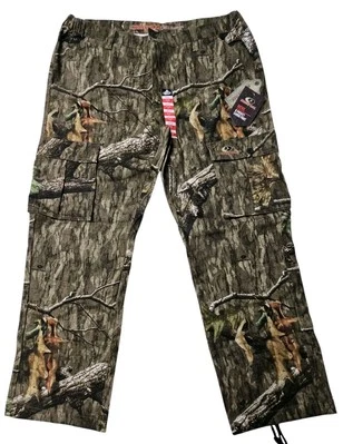 Mossy Oak Men's 2XL (44-46) Camouflage Cargo Hunting Pants Country Roots NWT - Image 1 of 4