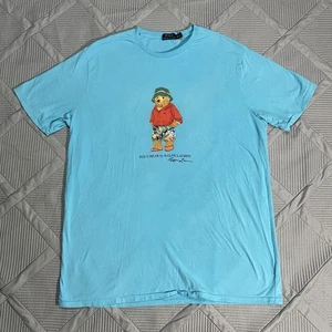 Polo Ralph Lauren Polo Bear T-Shirt Blau Herren 2XLT Surf Bucket Hat Rot Hoodie - Bild 1 von 6