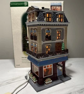 Department Dept 56 Christmas in the City Chez Monet Restaurant 56-58938 2002 - Picture 1 of 6