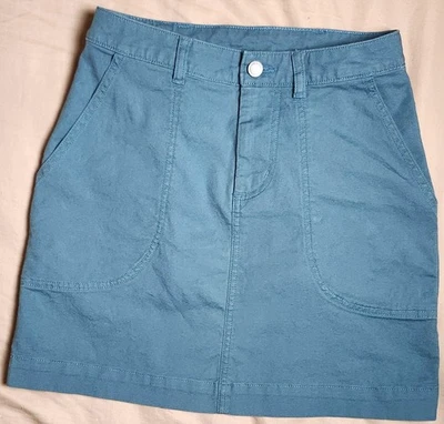 Patagonia Women’s Stand Up Skirt Tasmanian Teal Organic Cotton Size 2 - Image 1 of 4