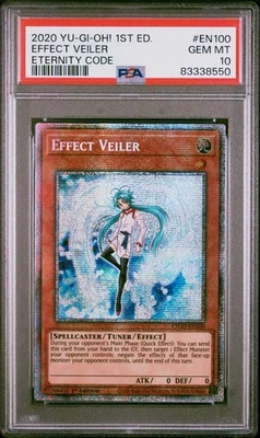 PSA 10 Efectos Veiler ETCO-EN100 Starlight Raro 1ª Edición *8550 YUGIOH Foto 1 de 3