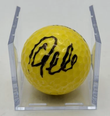 Pelota de golf firmada por Pelé leyenda del fútbol Brasil certificado de autenticidad TSA con vitrina gratuita Foto 1 de 4