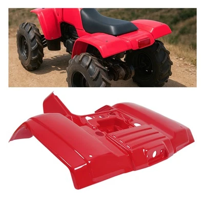 Red Rear Fender Flaps Flare Mud Guard Plastic(ABS) For 1988-2000 Honda TRX300 Foto 1 de 4