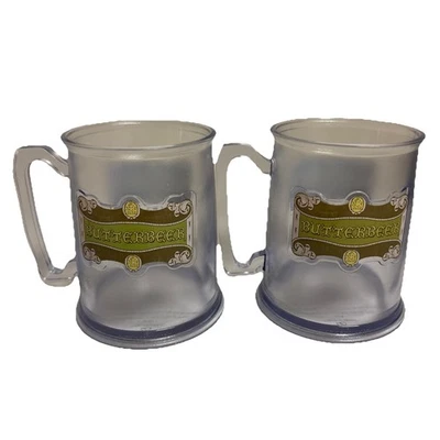 Juego de 2 tazas Butterbeer Wizarding World of Harry Potter Universal Studios Foto 1 de 4