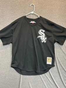 Camiseta deportiva de béisbol Mitchell & Ness #8 Bo Jackson Chicago White Sox para hombre 2XL negra - Imagen 1 de 10