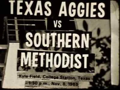 Juego parcial DVD de fútbol americano SMU vs Texas A&M 1969 Foto 1 de 4