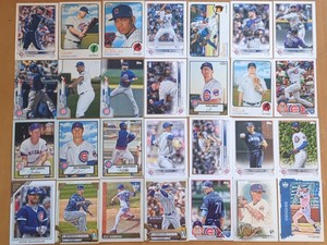 Chicago Cubs 28 Card Lot Various Players And Years Topps Chrome Gallery Etc.