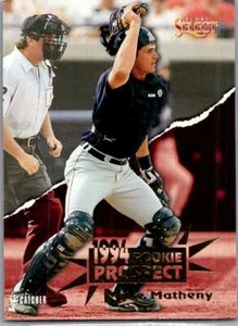 1994 Mike Matheny #204 Select Milwaukee Brewers Rookie MBBC#147 - Picture 1 of 2