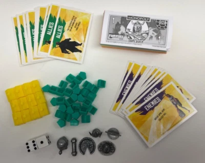 Lote de piezas de repuesto Monopoly Teenage Mutant Ninja Turtles TMNT 2014 Foto 1 de 4