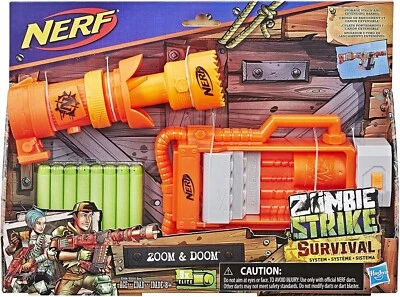 NERF Zombie Strike Zoom & Doom - Survival System - New - Image 1 of 2