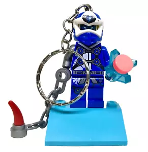 KEYCHAIN KEYRING LLAVERO JAY DIGI HANDMADE LEGO NINJAGO MINIFIGURE - Imagen 1 de 5