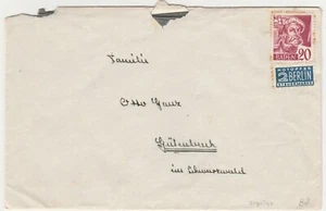 Cubierta Alemania Baden francés, ca1950. Gutenbach. - Imagen 1 de 2