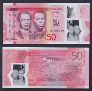 Banconota Jamaica 50 dollars 2022 P.-New Commemorativa Polymer FDS/UNC - Imagen 1 de 1
