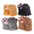 Cute Bear Cat Paw Gloves Fluffy Plush Cartoon Animal Anime Lolita Cosplay Mitten