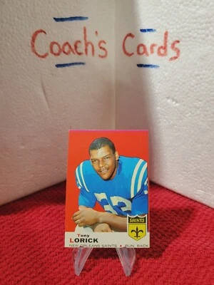 1969 Topps NFL Tony Lorick #61 New Orleans Saints  - Image 1 of 3