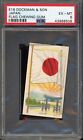 1910 E16 Dockman & Son Flag Chewing Gum Japan Flag PSA 6