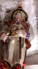 Kurt Adler Polonaise Glass Ornament 1996 Polish Mountain Man Hand Signed Gp675