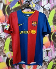 Barcelona Barca Spain Football Shirt Soccer Jersey Top Nike Youth size L