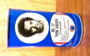 1976 RC Cola NFL Cleveland Browns Thom Darden 12oz Steel Soda Can Unopen - Picture 1 of 7