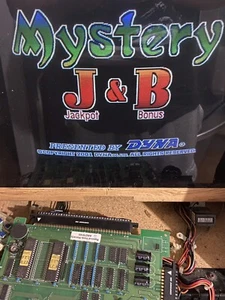 Vintage Game Board Slot Machine Casino Mystery J & B By DYNA PCB Collectible - Picture 1 of 5