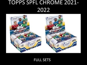 TOPPS SPFL CHROME 2021-2022 FULL SETS - Picture 1 of 15