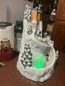 Animated Lighted Winter Skigloo Penguin, Polar Bear, Snowman, No Wall Connector - Picture 1 of 8