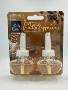 Cozy Vanilla Cappuccino Glade Plugins Limited Edition 2 Pack Scent Airfreshener - Picture 1 of 2