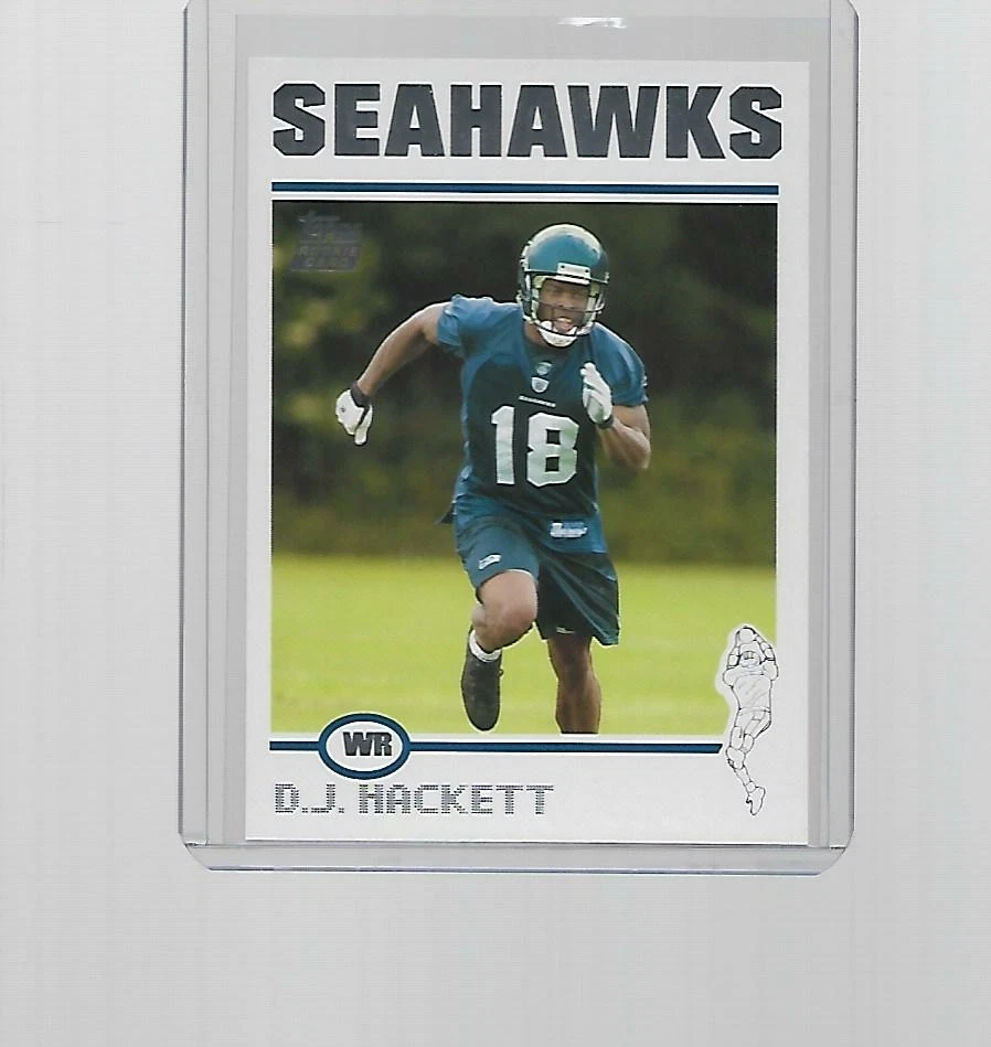 2004 TOPPS FOOTBALL D.J. HACKETT ROOKIE #364 - Image 1 of 1