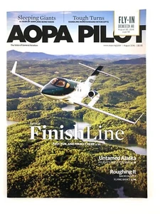 AOPA Pilot, August 2016. Honda Jet, Airplane Boneyards Non-Standard Intercepts. - Imagen 1 de 4