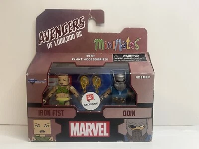 Nuevo En Caja Marvel Minimates Avengers Of 1.000.000 A.C. Puño de Hierro y Odín Foto 1 de 2