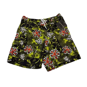 EXPRESS Swimwear Swim Trunks BOY XL (20) Camo Green Pocket, Mesh Brief 8" Inseam - Picture 1 of 9