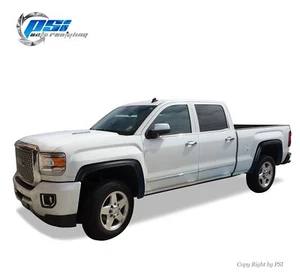 Black Paintable OE Style Fender Flares 2015-2018 GMC Sierra 2500 / 3500 Full Set - Picture 1 of 3