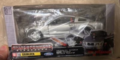 Takara Transformers BT10 Grimlock Silver Ford Mustang NEW in Box 1:24 - Image 1 of 4