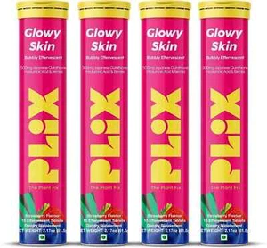 PLIX - THE PLANT FIX Glutathion 15 Tabletten mit Vitamin C 4er Pack Erdbeere - Bild 1 von 9