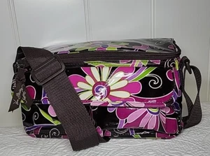 Vera Bradley Stay Cooler Isolierte Brotdose Tasche Lila Punch Hippie Preppy - Bild 1 von 20