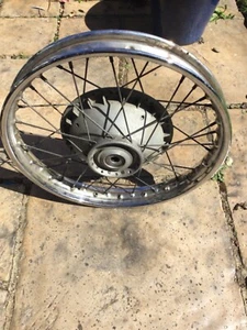 TRIUMPH T120, T100, T150, BSA FRONT WHEEL WITH CONICAL HUB. Dunlop rim - Bild 1 von 7